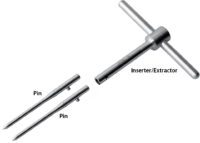 Amstutz Set: Inserter/Extractor Handle and Two Pins