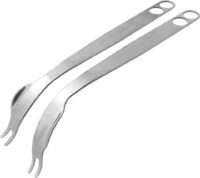 Flared Cobra Retractor – Double Prong Left