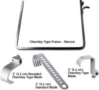 Charnley-Type Frame – Narrow Set with 7445-02, 7450-02, 7455-02 Blades