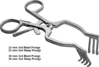 Chung Weitlaner Retractor – 25 mm 3×4 Blunt Prongs
