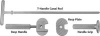 Colwell TKA 5° Tibial Rasp Assembly – Handle Grip