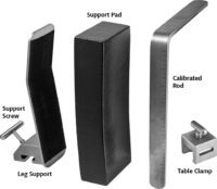 Direct Anterior Total Hip Arthroplasty Leg Positoner Assembly – Leg Support Pad Only