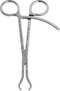 Pointed Fracture Reduction Clamp With Ratchet – Small Curved Left & Right