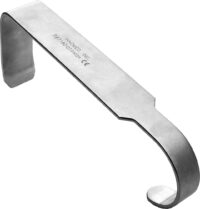 Large Curved Hibbs-style Soft Tissue Retractor without Teeth