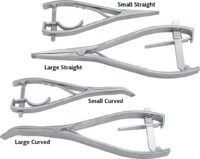 Gupta Disc Space Spreader with Easy Release Locking Mechanism – Large Curved