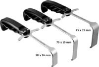 Meyerding Type Retractors with Ergonomic Handle — 50 x 16 mm