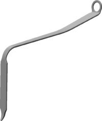 MIH Long Hohmann Retractor – Narrow with Short Tip