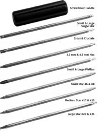 Universal Screwdriver Set – Complete Set with Storage/Sterilization Case
