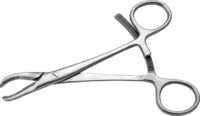 Small Bone Holding Forceps with Long Ratchet